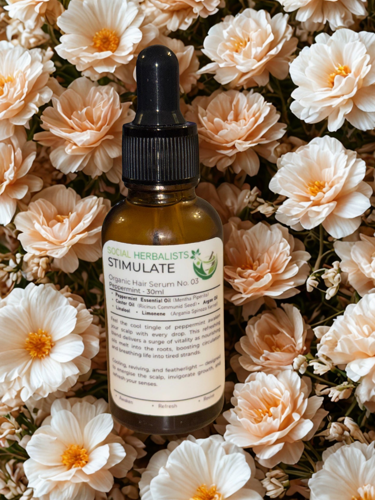 STIMULATE - Organic Peppermint Hair Serum (30ml)